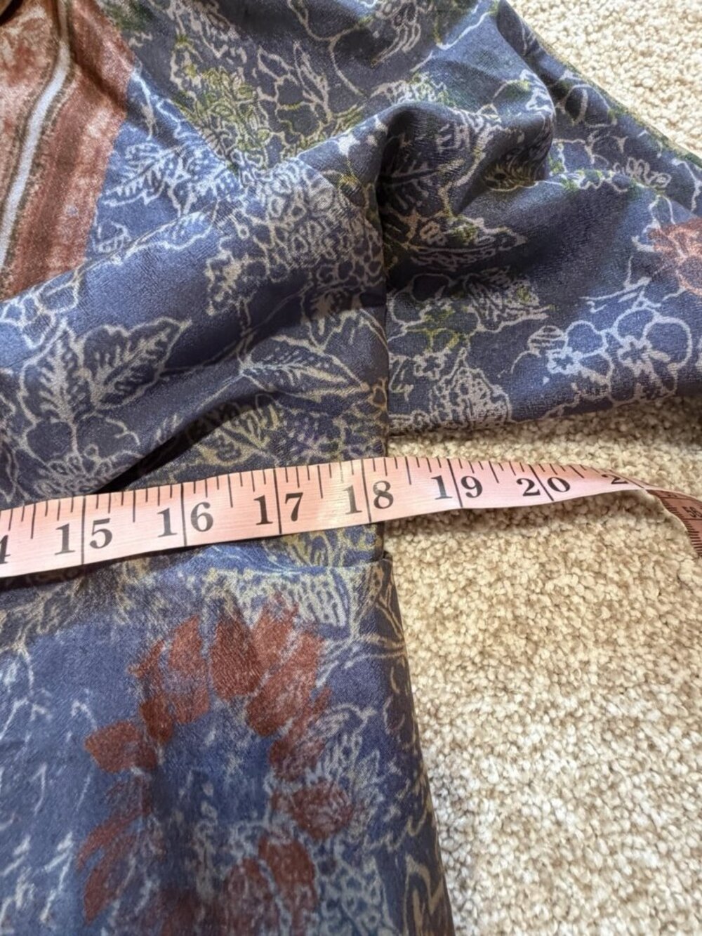 ETRO Italy Silk Women's Kimono Floral Metallic Open Front Tie Waist Jacket Sz 4 - Picture 10 of 10